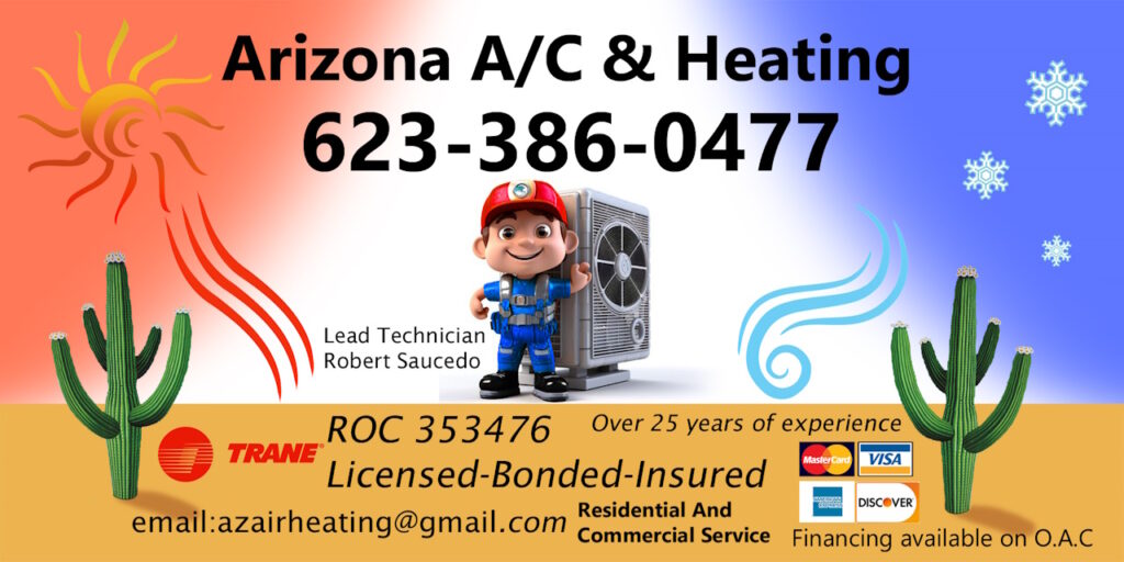 Arizona AC and Heating Air Conditioning and Heating HVAC Contractor Goodyear Arizona
