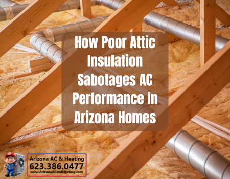 How Poor Attic Insulation Sabotages AC Performance in Arizona Homes